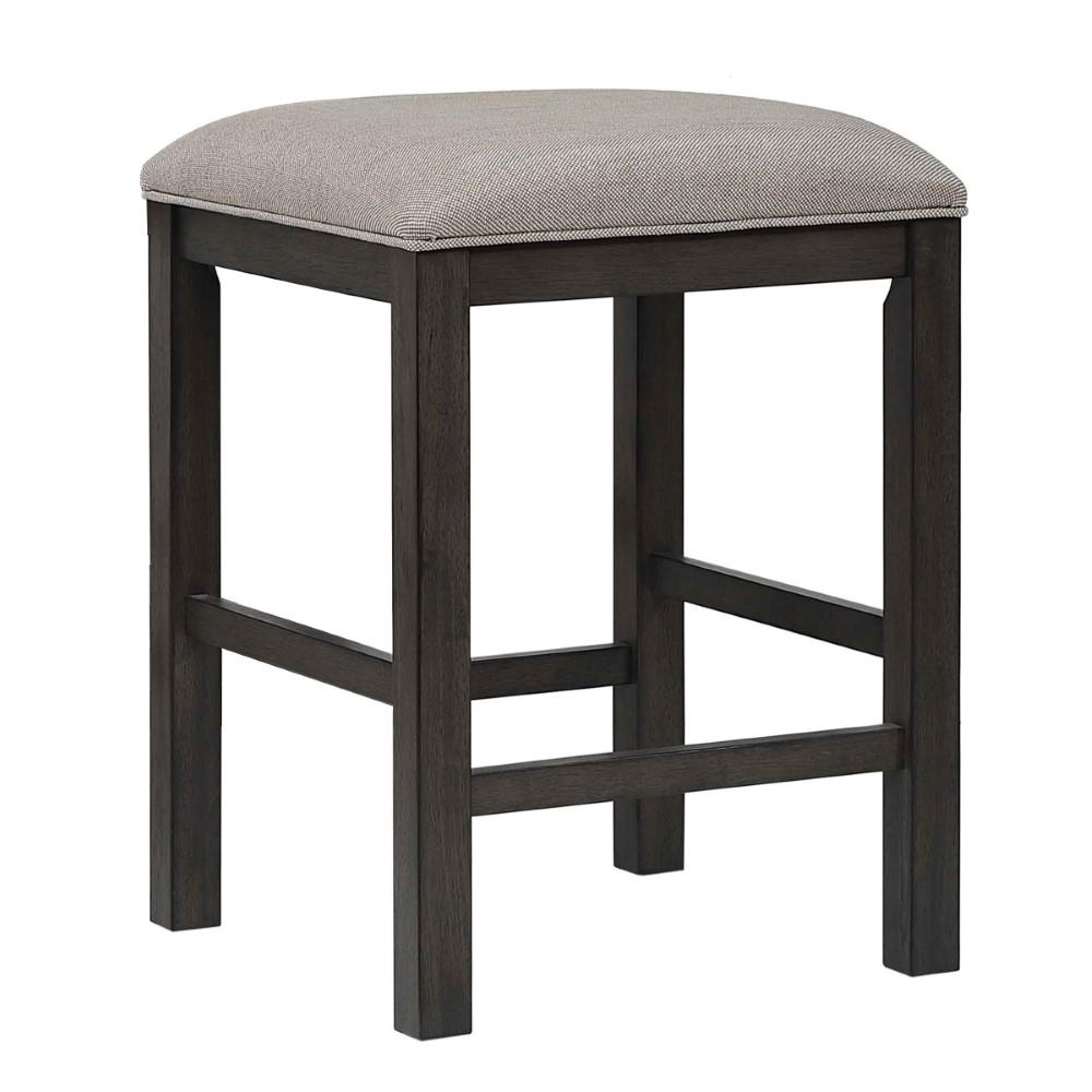 Sunset Trading - Shades of Gray Upholstered Barstool - Backless - DLU-EL-B300 veiw 1