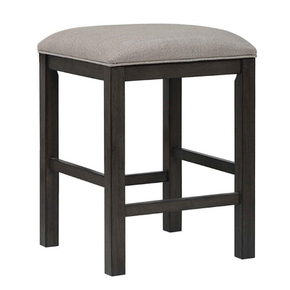 Sunset Trading - Shades of Gray Upholstered Barstool - Backless - DLU-EL-B300 veiw 1