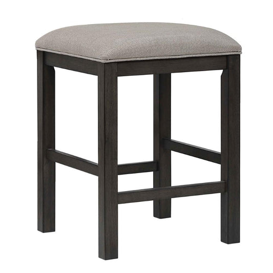 Sunset Trading - Shades of Gray Upholstered Barstool - Backless - DLU-EL-B300 veiw 1