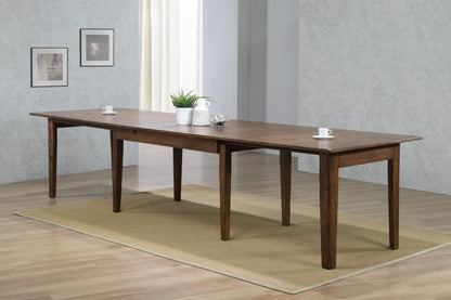 Sunset Trading - Simply Brook 134 Rectangular Extendable Dining Table Amish Brown - DLU-BR134-AM veiw 2