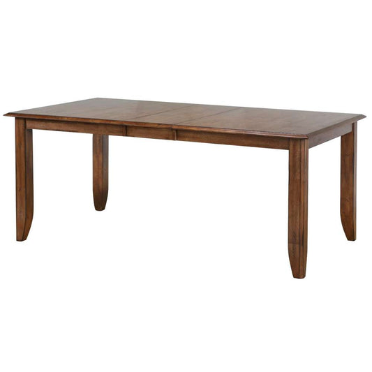 Sunset Trading -  Simply Brook 6 Piece 72in Rectangular Extendable Table Dining Set with Bench  - DLU-BR4272-C80-BNAM6P veiw 2