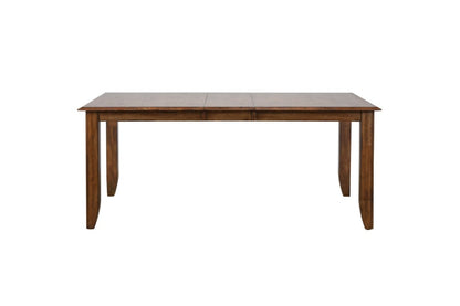 Sunset Trading - Simply Brook 7 Piece Extendable Table Dining Set 6 Slat Back Chairs Amish Brown - DLU-BR4272-C60-AM7PC veiw 4