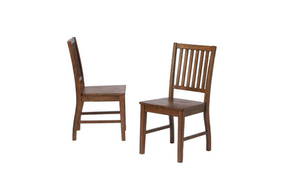 Sunset Trading - Simply Brook Rectangular Table Dining Set4 Chairs Amish Brown - DLU-BR3660-C60-AM5PC veiw 3