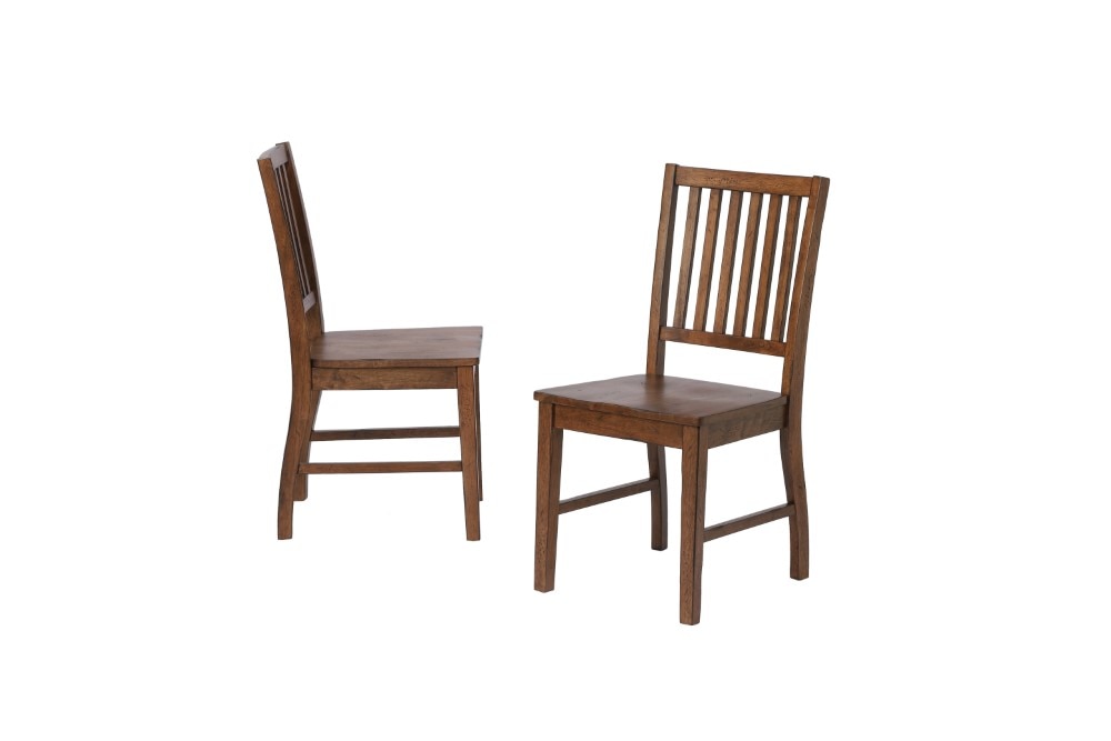 Sunset Trading - Simply Brook Rectangular Table Dining Set6 Chairs Amish Brown - DLU-BR3660-C60-AM7PC veiw 3