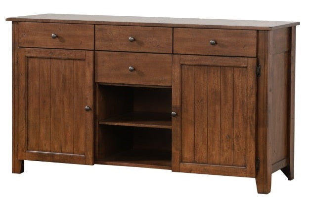 Sunset Trading - Simply Brook Sideboard Server Amish Brown - DLU-BR-SB-AM veiw 1