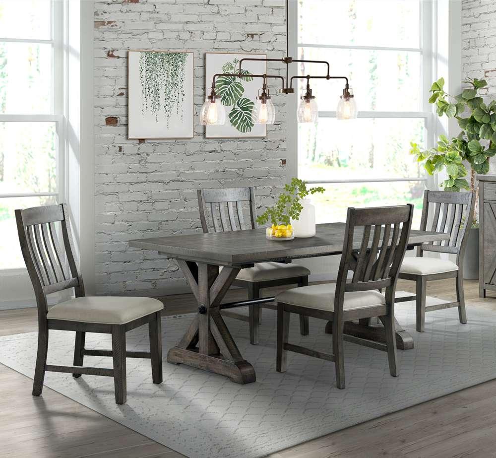 Sunset Trading -  Trestle 5 Piece Dining Set  - ED-SK100-170-5P veiw 2
