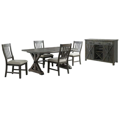 Sunset Trading -  Trestle 6 Piece Dining Set  - ED-SK100-170SR-6P veiw 1
