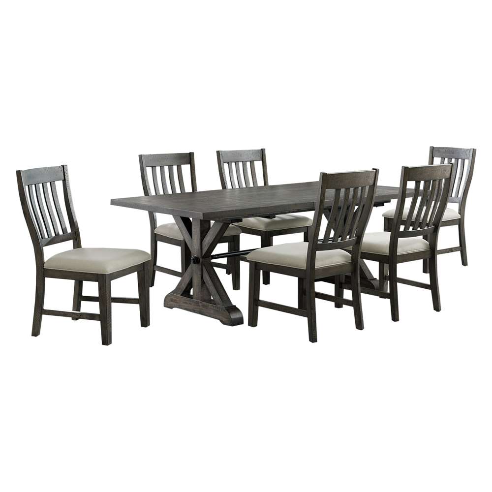 Sunset Trading -  Trestle 7 Piece Dining Set  - ED-SK100-170-7P veiw 1