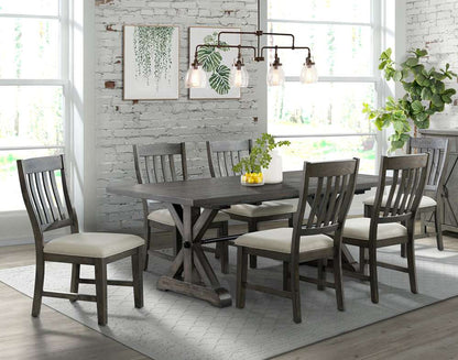 Sunset Trading -  Trestle 7 Piece Dining Set  - ED-SK100-170-7P veiw 2