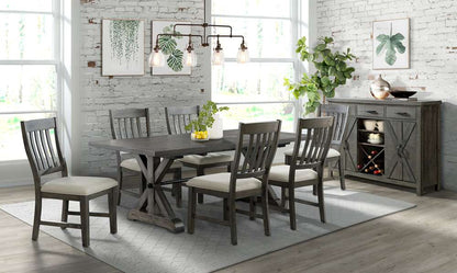 Sunset Trading -  Trestle 8 Piece Dining Set  - ED-SK100-170SR-8P veiw 4