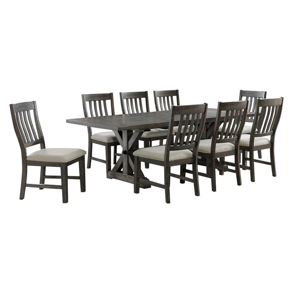 Sunset Trading -  Trestle 9 Piece Dining Set  - ED-SK100-170-9P veiw 1