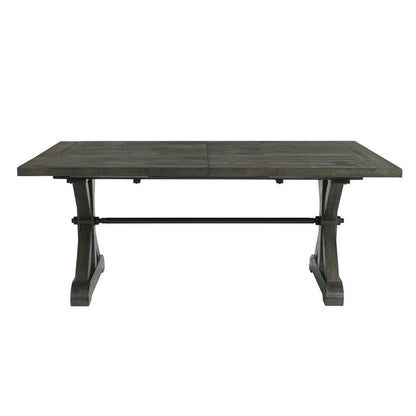 Sunset Trading -  Trestle 96in Rectangular Extension Pedestal Dining Table  - ED-SK100 veiw 3