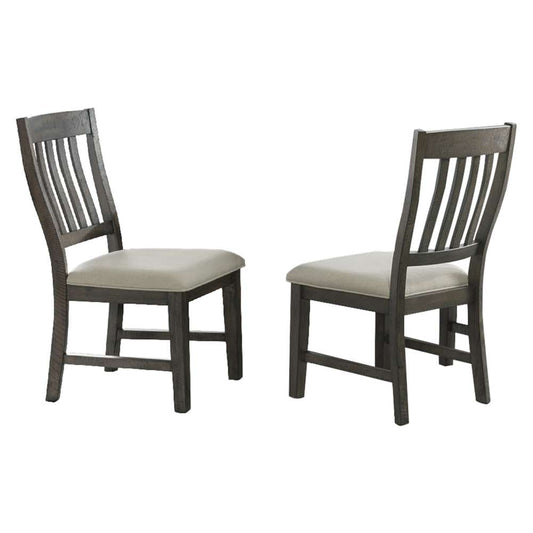 Sunset Trading - Trestle Slat Back Upholstered Dining Side Chair (Set of 2) - ED-SK170-2 veiw 1