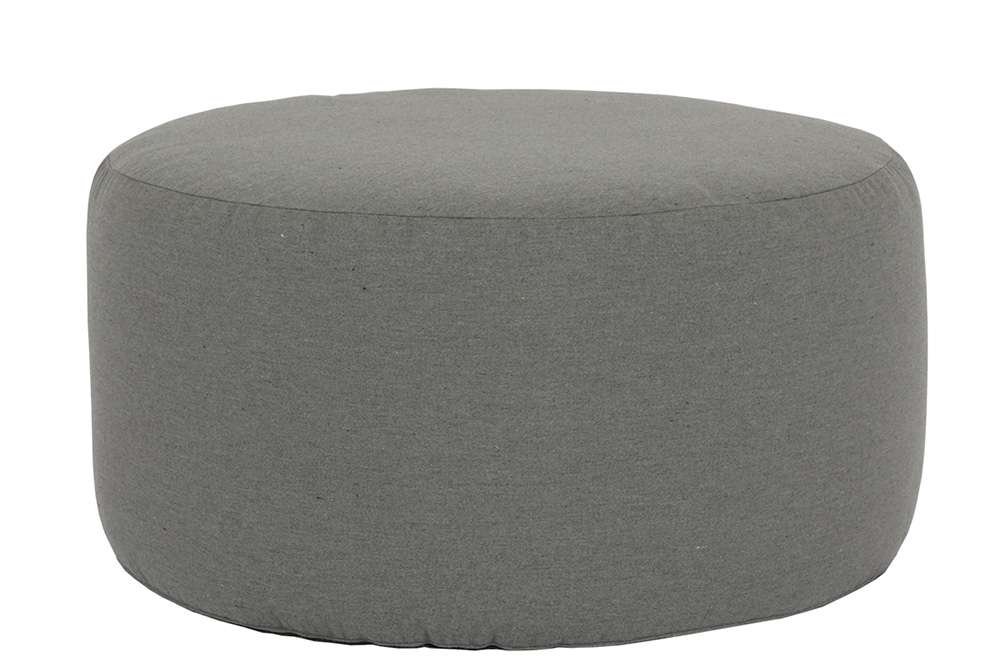 Sunset West - Bazaar - 36in Round Outdoor Ottoman in Heritage Granite - SWPouf-CO36R-CSH veiw 1