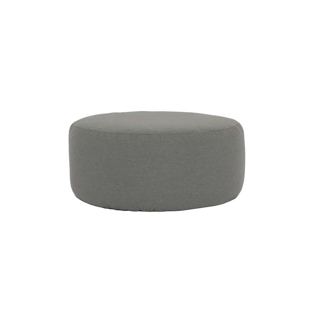 Sunset West - Bazaar - 42in Round Outdoor Ottoman in Heritage Granite - SWPOUF-CO42R-CSH veiw 1