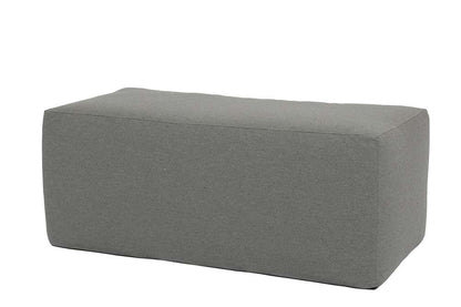 Sunset West - Bazaar - 48in Rectangle Outdoor Ottoman in Heritage Granite - SWPouf-CO2448-CSH veiw 1