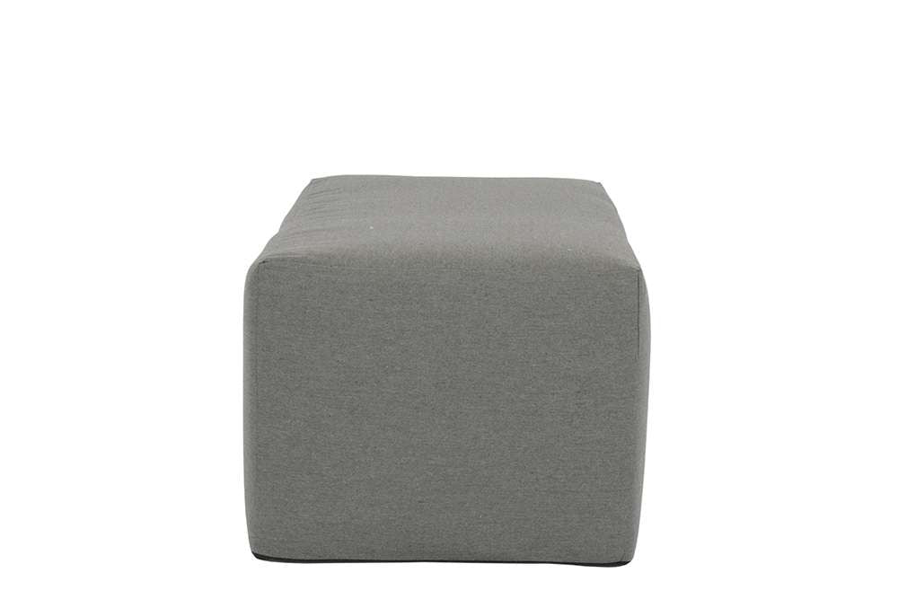 Sunset West - Bazaar - 48in Rectangle Outdoor Ottoman in Heritage Granite - SWPouf-CO2448-CSH veiw 2