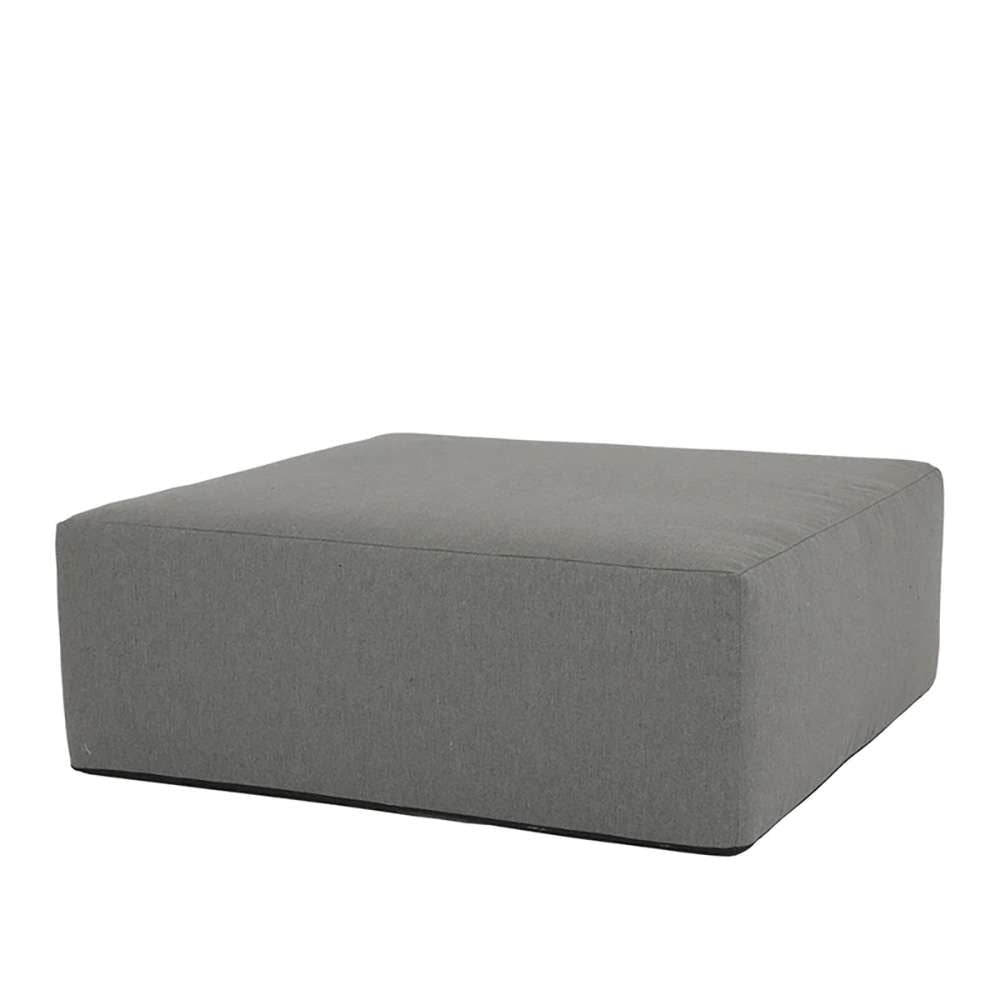 Sunset West - Bazaar - 48in Square Outdoor Ottoman in Heritage Granite - SWPouf-CO48SQ-CSH veiw 1
