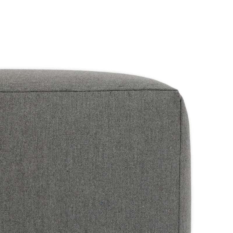 Sunset West - Bazaar - 48in Square Outdoor Ottoman in Heritage Granite - SWPouf-CO48SQ-CSH veiw 2