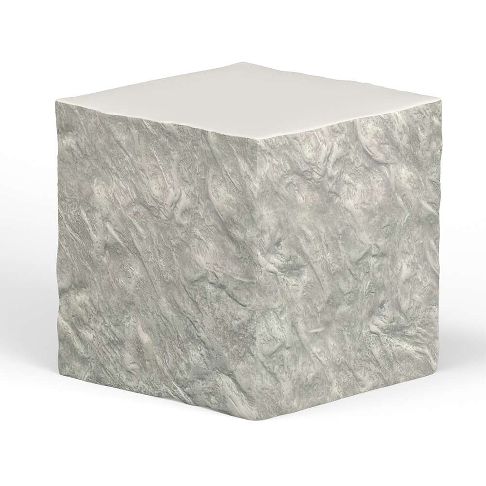 Sunset West - Bazaar Antique Stone End Table - Stone - SW6204-SET veiw 1