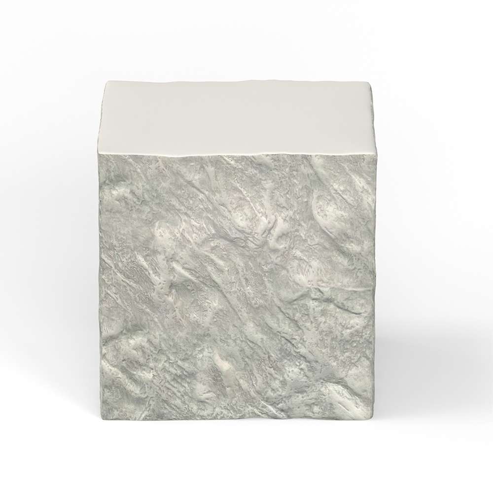 Sunset West - Bazaar Antique Stone End Table - Stone - SW6204-SET veiw 2
