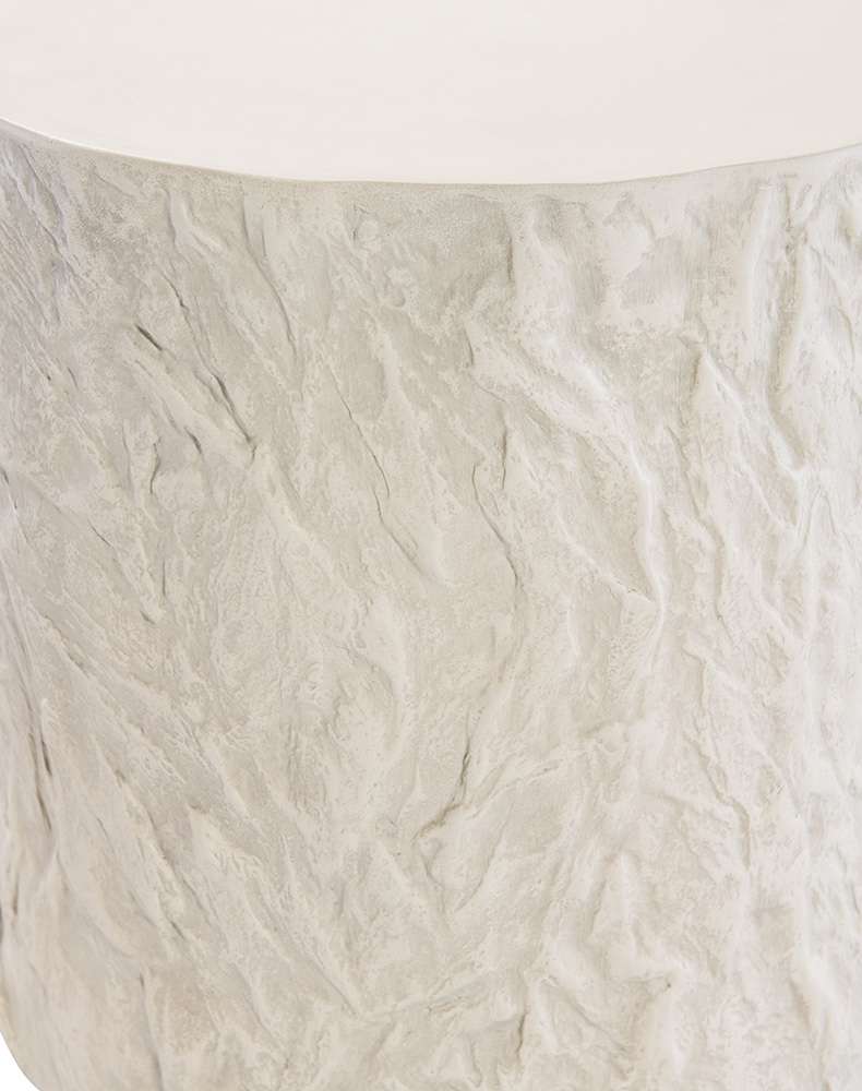 Sunset West - Bazaar Antique Stone Round End Table - Stone - SW6204-SRET veiw 2