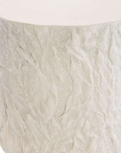 Sunset West - Bazaar Antique Stone Round End Table - Stone - SW6204-SRET veiw 2