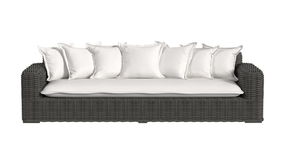 Sunset West - Cabo Sofa in Soothe Pearl w/ Flange Welt - Dark Wood - SW8001-23-PRL-STKIT view 2