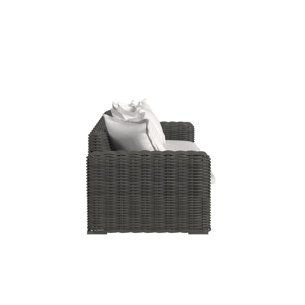 Sunset West - Cabo Sofa in Soothe Pearl w/ Flange Welt - Dark Wood - SW8001-23-PRL-STKIT view 3