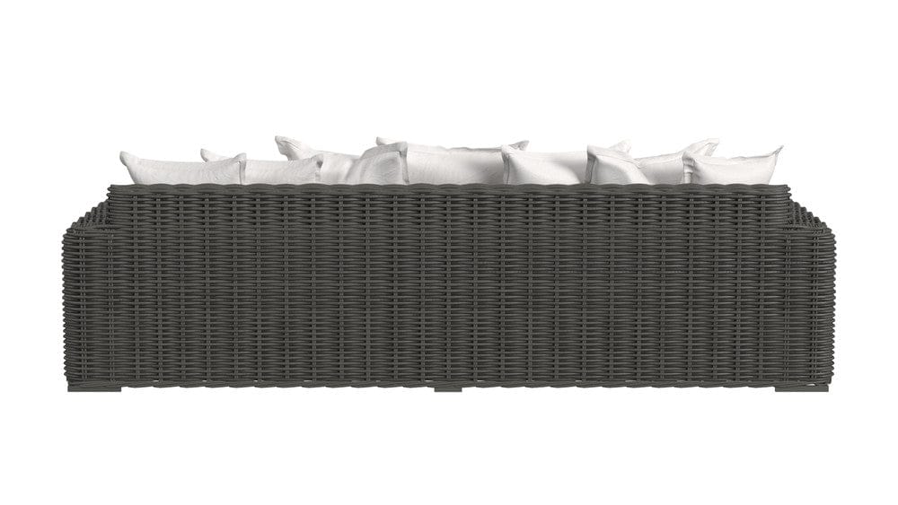 Sunset West - Cabo Sofa in Soothe Pearl w/ Flange Welt - Dark Wood - SW8001-23-PRL-STKIT view 4