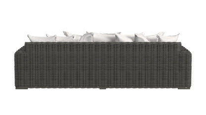 Sunset West - Cabo Sofa in Soothe Pearl w/ Flange Welt - Dark Wood - SW8001-23-PRL-STKIT view 4