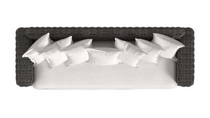 Sunset West - Cabo Sofa in Soothe Pearl w/ Flange Welt - Dark Wood - SW8001-23-PRL-STKIT view 5