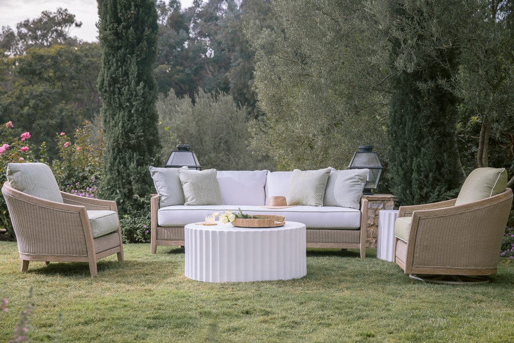 Sunset West - Cambria Club Chair in Canvas Canvas w/ Self Welt - Light Wood - SW5801-21-CCAN-STKIT view 7