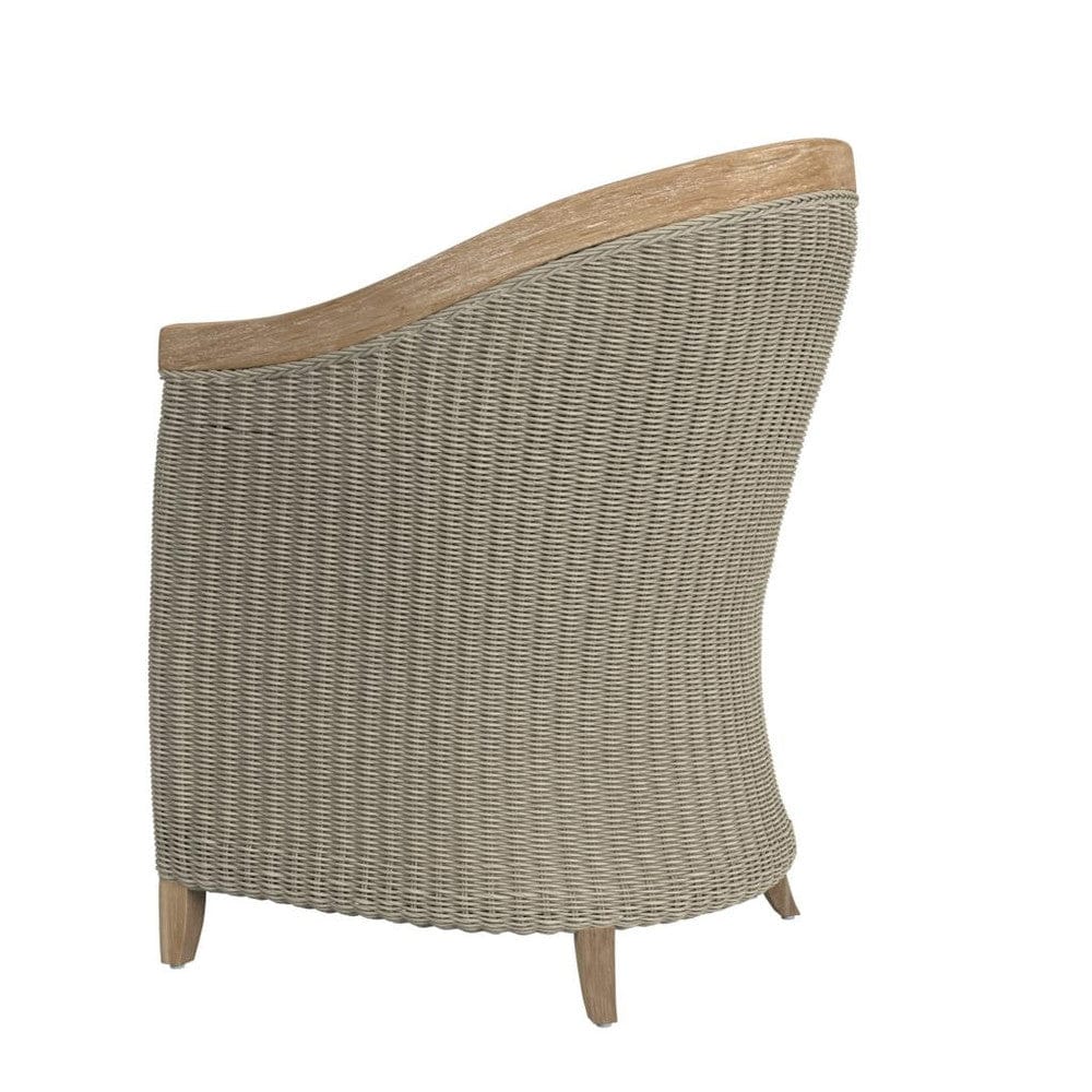Sunset West - Cambria Dining Chair in Canvas Canvas w/ Self Welt - Light Wood - SW5801-1-CCAN-STKIT view 3