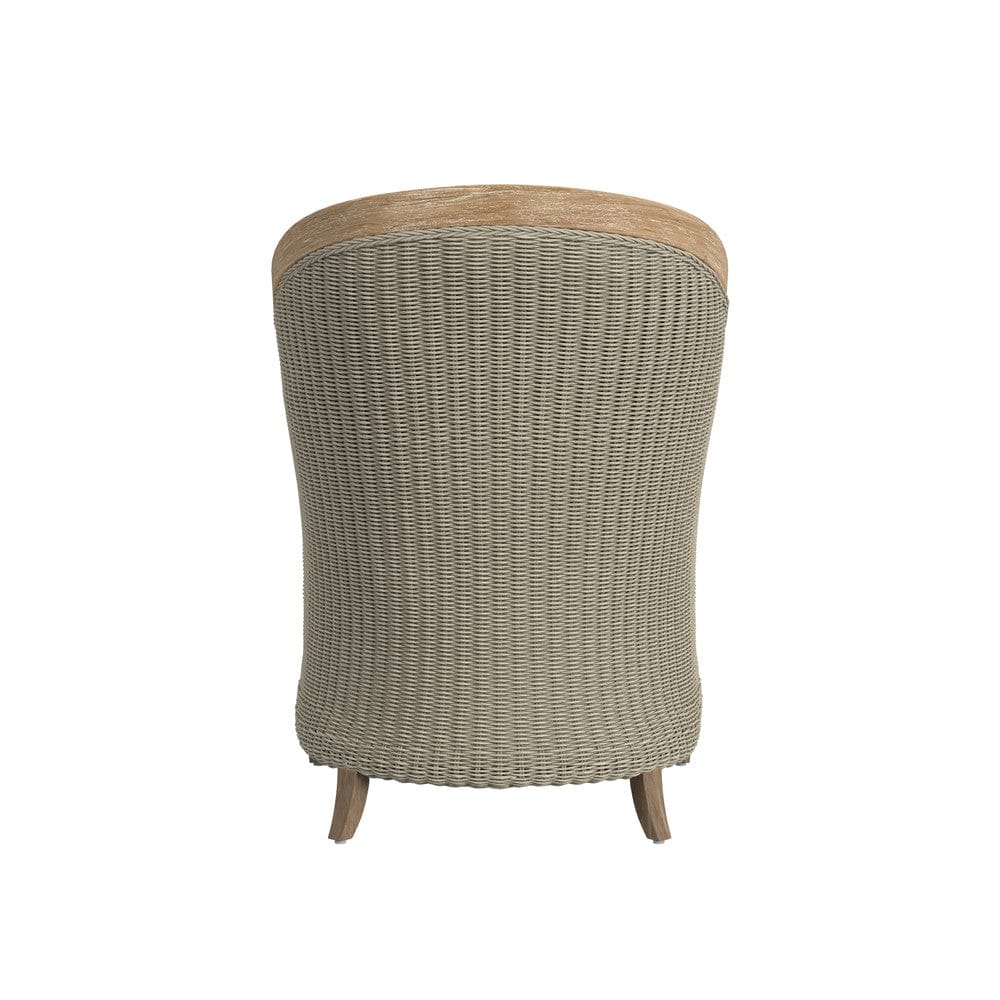 Sunset West - Cambria Dining Chair in Canvas Canvas w/ Self Welt - Light Wood - SW5801-1-CCAN-STKIT view 4