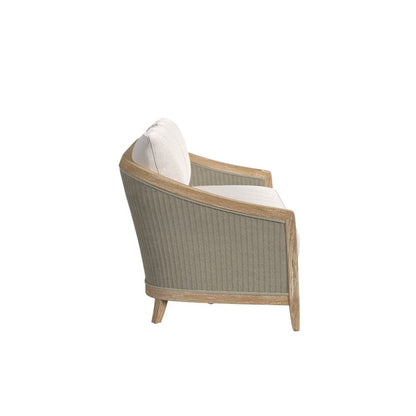 Sunset West - Cambria Sofa in Canvas Canvas w/ Self Welt - Light Wood - SW5801-23-CCAN-STKIT view 3