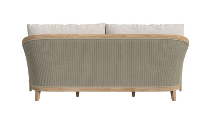 Sunset West - Cambria Sofa in Canvas Canvas w/ Self Welt - Light Wood - SW5801-23-CCAN-STKIT view 4