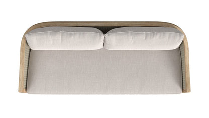 Sunset West - Cambria Sofa in Canvas Canvas w/ Self Welt - Light Wood - SW5801-23-CCAN-STKIT view 5