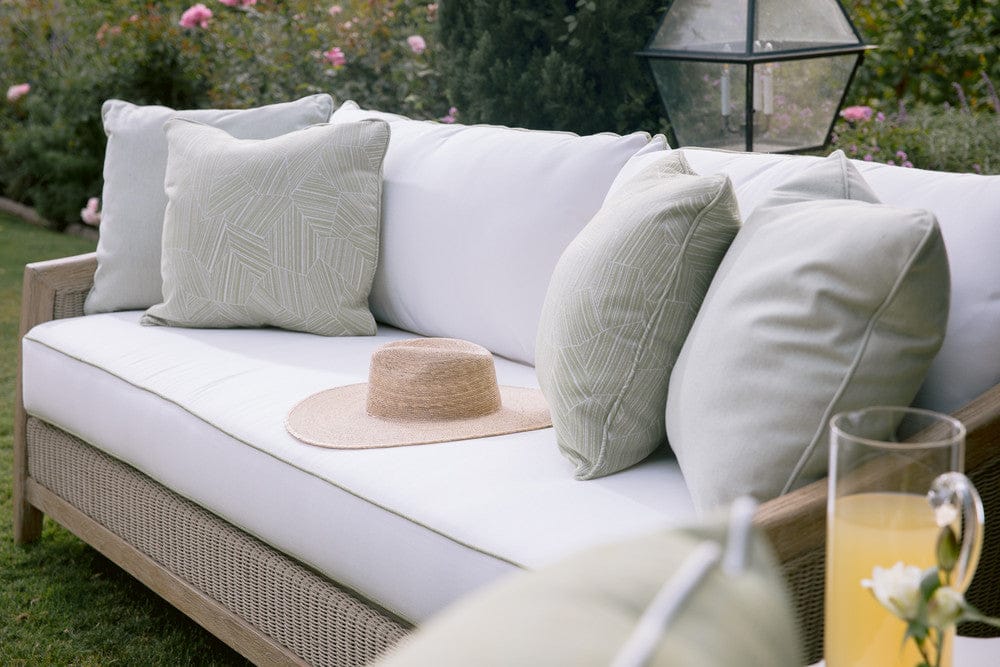 Sunset West - Cambria Sofa in Canvas Canvas w/ Self Welt - Light Wood - SW5801-23-CCAN-STKIT view 11