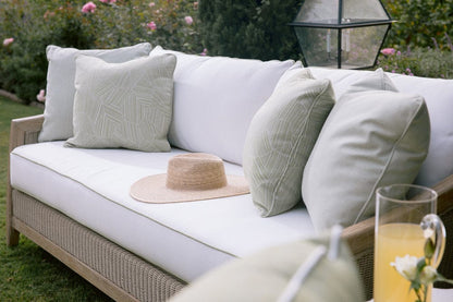 Sunset West - Cambria Sofa in Canvas Canvas w/ Self Welt - Light Wood - SW5801-23-CCAN-STKIT view 11