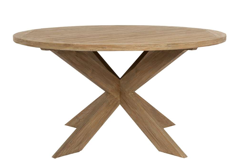 Sunset West - Coastal Teak 56in Round Dining Table - SW5501-RXDT veiw 1