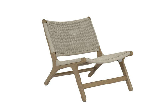 Sunset West - Coastal Teak Cushionless Accent Chair - SW5502-21LB veiw 1