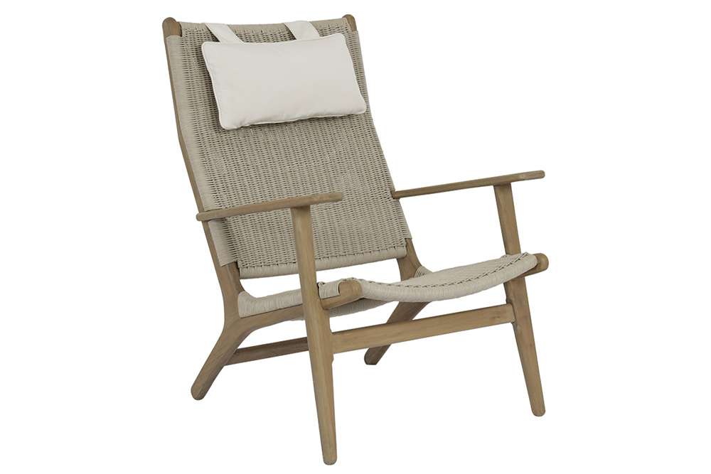 Sunset West - Coastal Teak Cushionless Highback Chair - SW5502-21HB veiw 1
