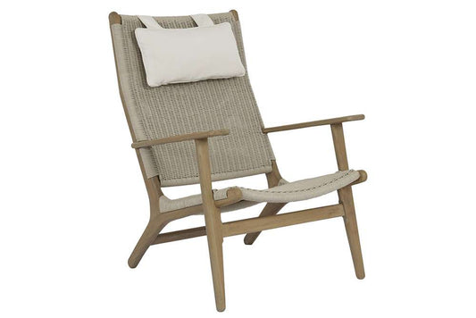 Sunset West - Coastal Teak Cushionless Highback Chair - SW5502-21HB veiw 1