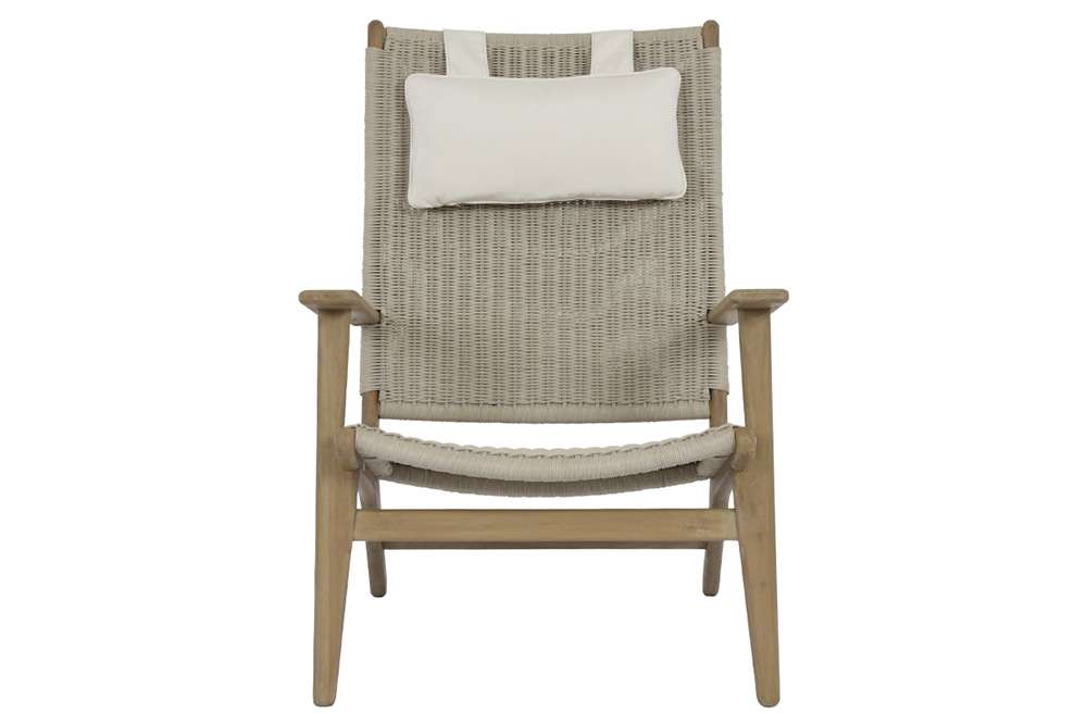 Sunset West - Coastal Teak Cushionless Highback Chair - SW5502-21HB veiw 2