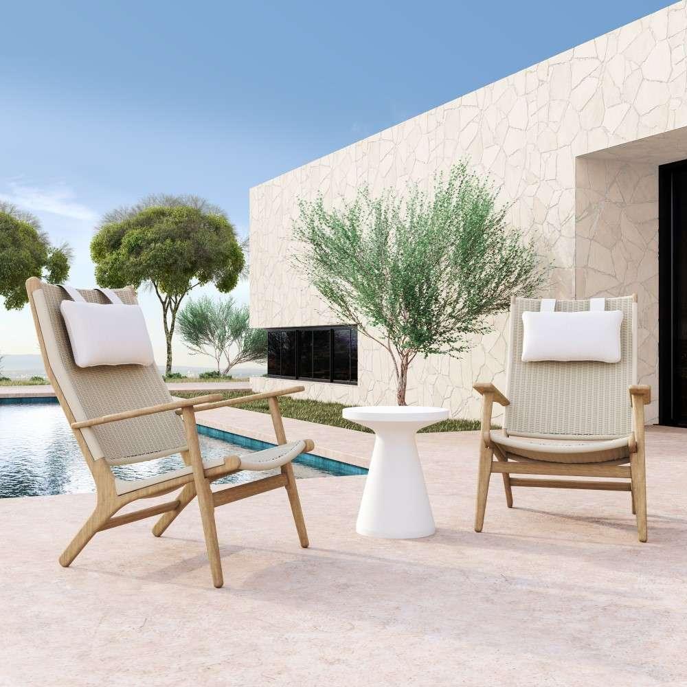Sunset West - Coastal Teak Cushionless Highback Chair - SW5502-21HB veiw 4