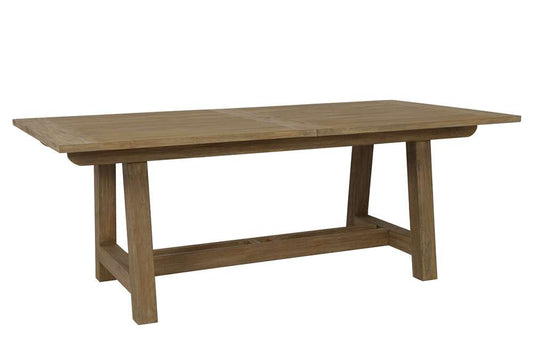 Sunset West - Coastal Teak Dining Table with Leaf Extension - SW5501-T79-118 veiw 1