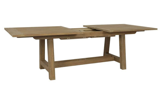 Sunset West - Coastal Teak Dining Table with Leaf Extension - SW5501-T79-118 veiw 2