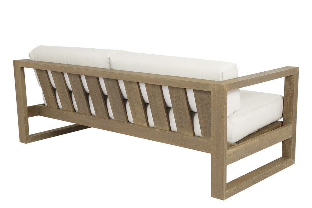 Sunset West - Coastal Teak Sofa in Canvas Canvas, No Welt - Light Wood - SW5501-23-CCAN-STKIT view 2