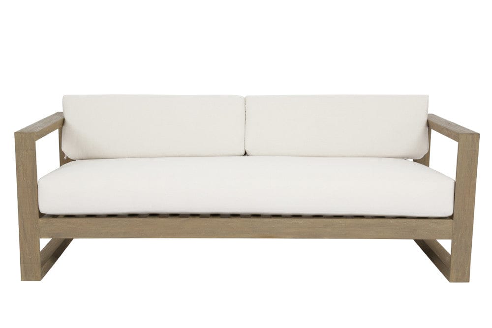 Sunset West - Coastal Teak Sofa in Canvas Canvas, No Welt - Light Wood - SW5501-23-CCAN-STKIT view 3